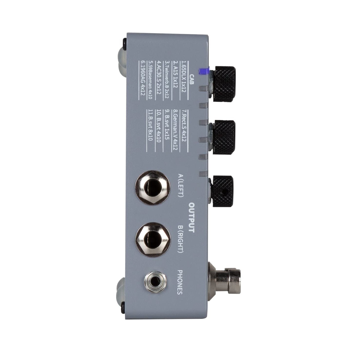 Pedal de Simulación de Gabinete Estéreo MOOER CAB X2 con 14 Ranuras Preestablecidas para Edición de Software