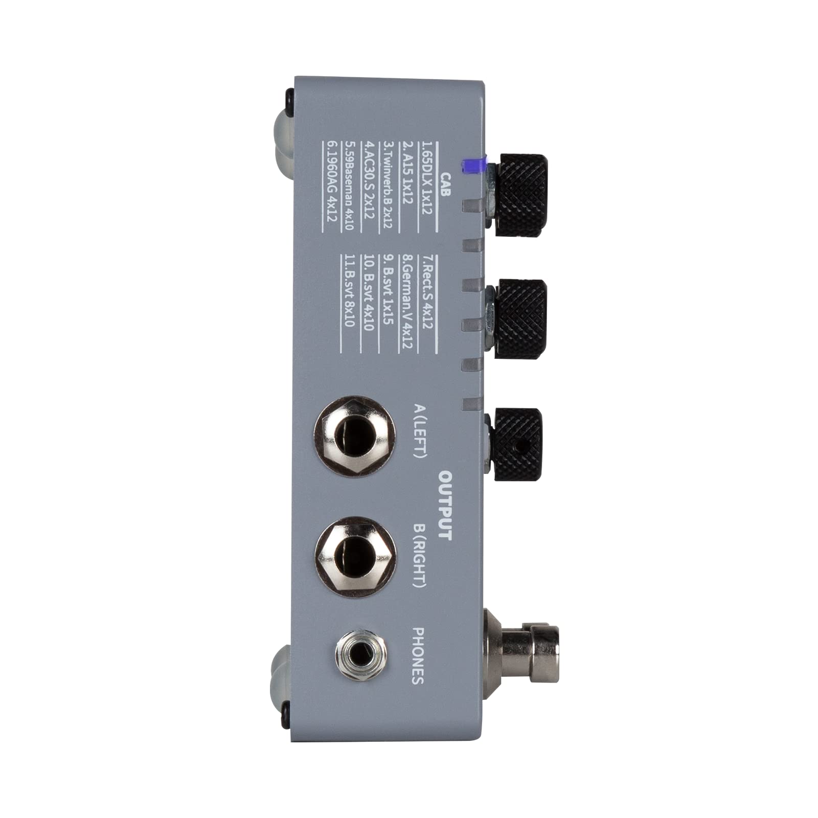 Pedal de Simulación de Gabinete Estéreo MOOER CAB X2 con 14 Ranuras Preestablecidas para Edición de Software