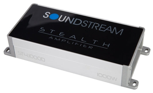 Amplificador Soundstream Stealth Series Negro 4 Canales Clase D 1000 W