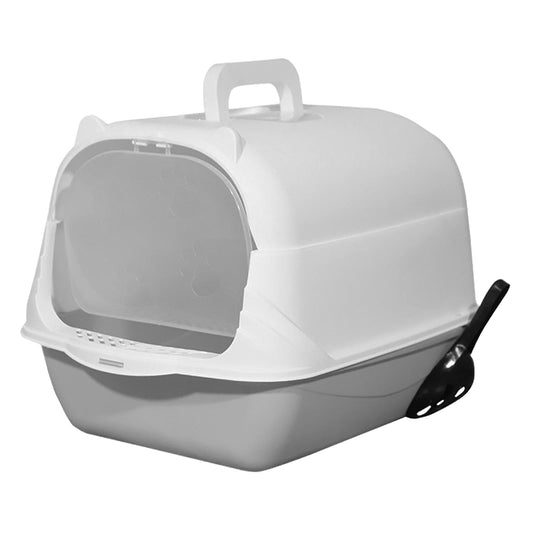 Caja de Arena KLKCMS Gris Desmontable para Gatos