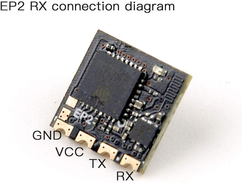 HappyModel Happymodel ELRS PP 2.4GHz RX SX1280 EXPRESSLRS Nano receptor de largo alcance (EP1 RX+EP2RX)