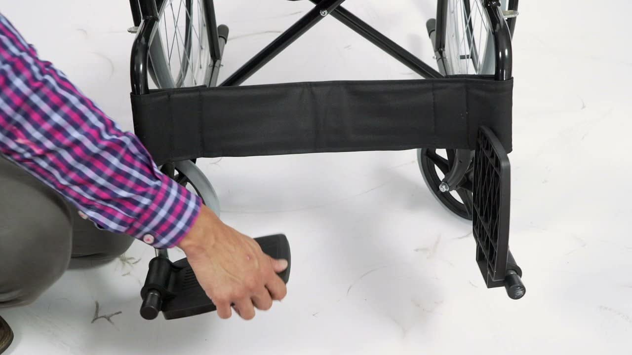 Silla de Ruedas Mobicare Negra Plegable Todo Terreno Ligera para Adultos