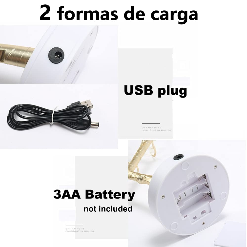 INGEQUIS Lámpara Nocturna Bonsái, Luz Árbol con 108 Leds y Ramas Regulables, Control Táctil, Decoración Luminosa para Recámara, Fiestas, Navidad etc. (Colorido)
