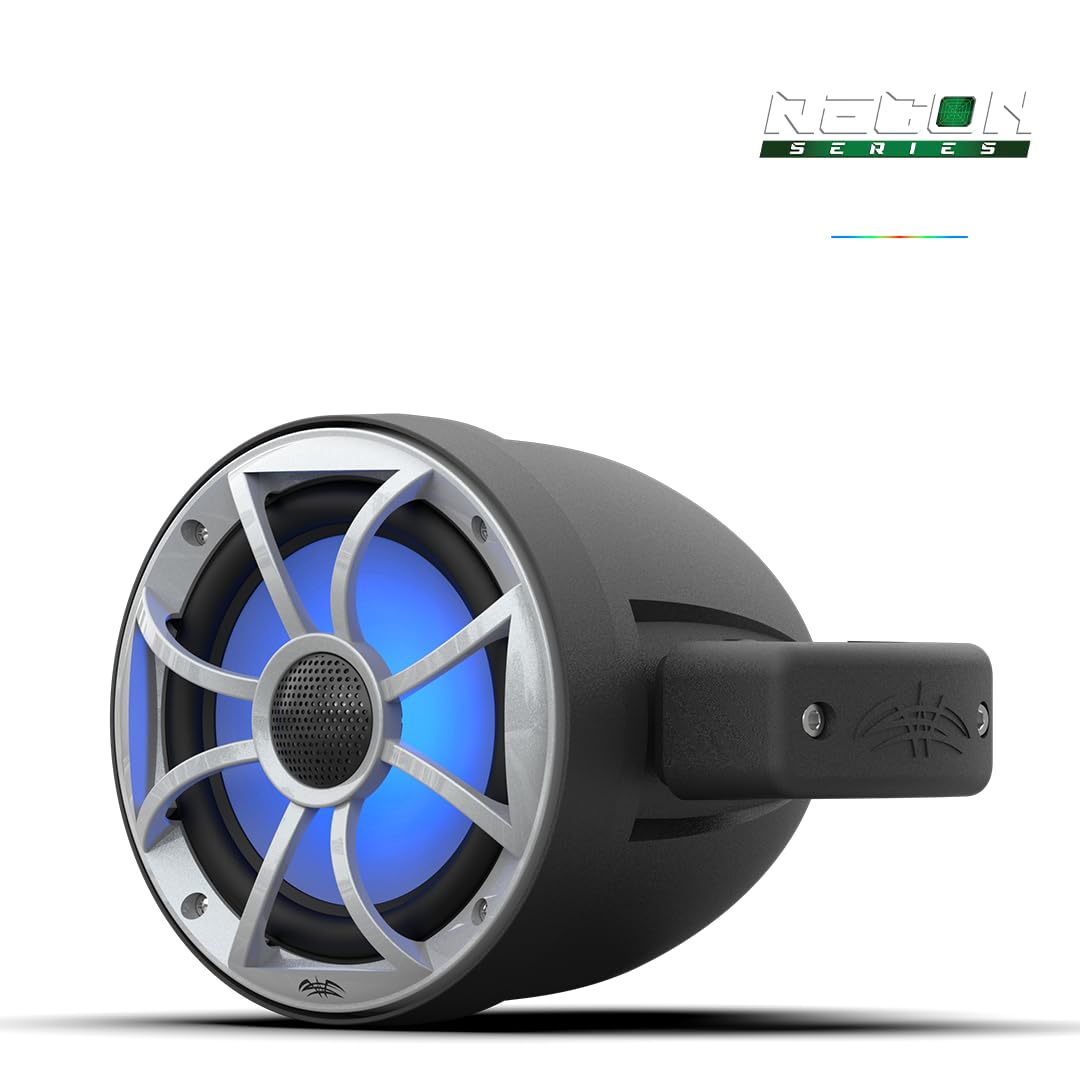 Altavoz Coaxial Wet Sounds Negro 6.5 Pulgadas para Tubo o Superficie