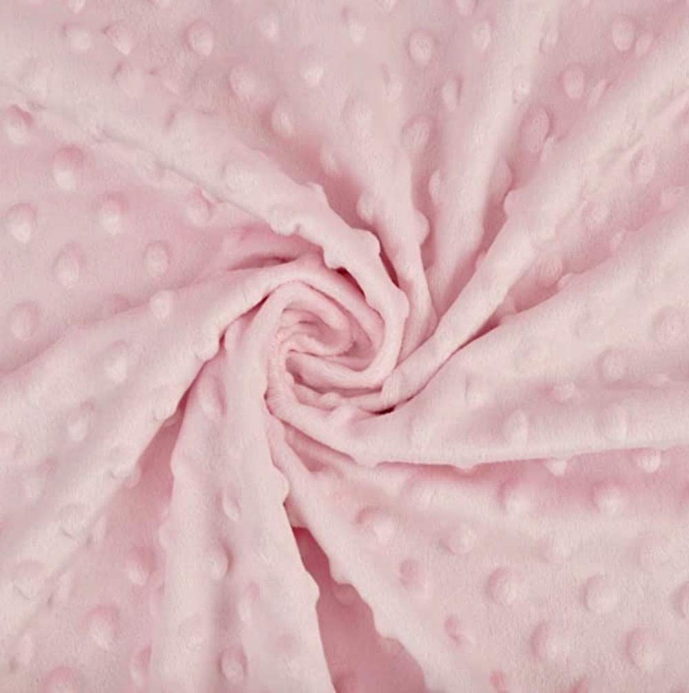 BUTTZO - Manta para bebés y niñas, manta de doble capa de felpa suave con respaldo punteado, manta para bebés y recién nacidos, regalos de ducha (corazones de melocotón, 76.2 x 1.0m)