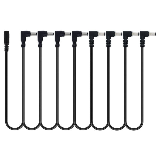 Cable Daisy Chain Pigtone Negro con Efecto de Guitarra para Pedal de 1 a 8 Vías