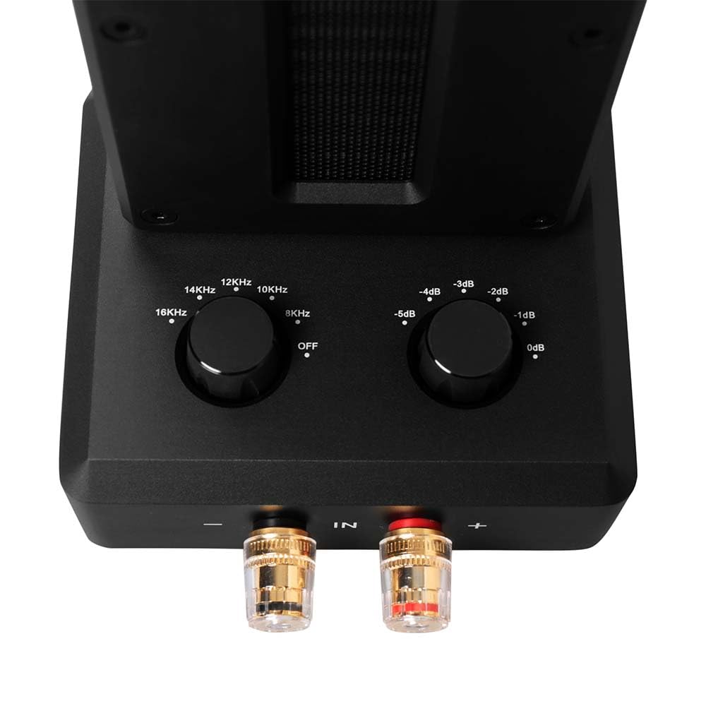 Altavoz Aperion Audio Negro Alta Sensibilidad con Transformador de Movimiento para Cine en Casa Audiófilo