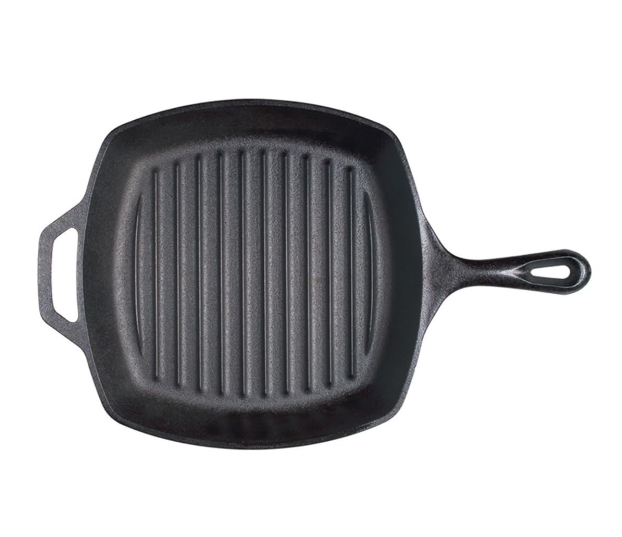 Lodge sartén parrilla cuadrado presazonado, 26.7 cm