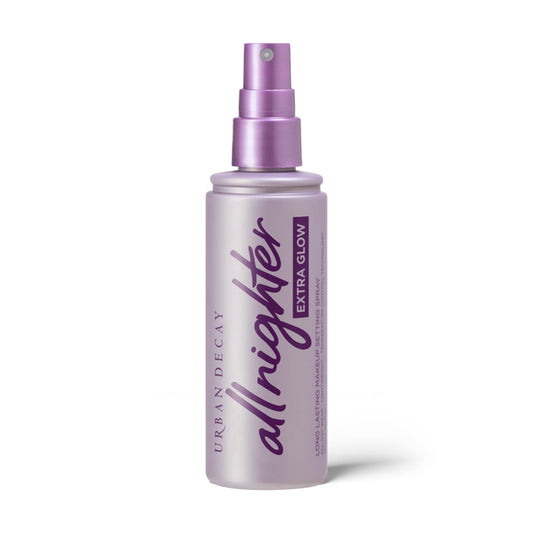 Urban Decay All Nighter Setting Spray Ultra Glow fijador de maquillaje hasta por 16hrs acabado glow, 118ml