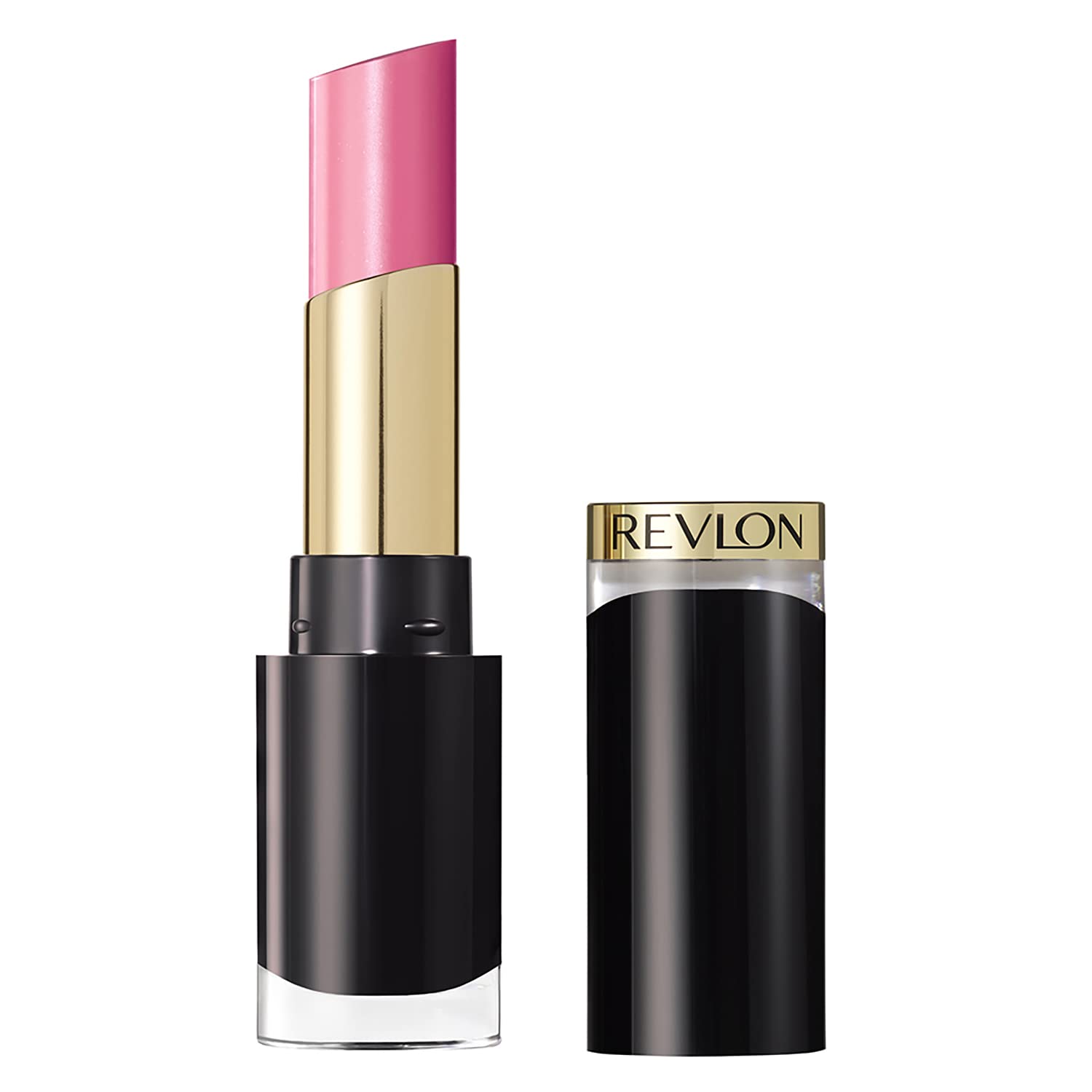 Lápiz Labial Revlon Super Lustrous Glass Shine tono So sleek pink