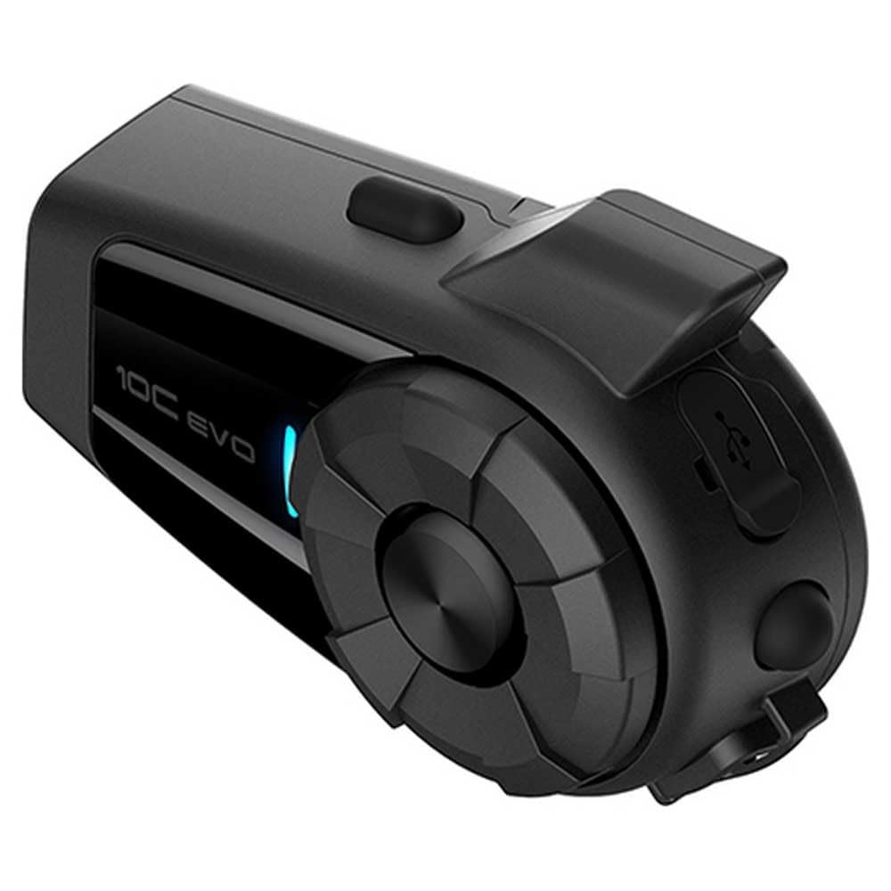 Sena 10C EVO - Cámara Bluetooth para Motocicleta y Sistema de comunicación con Altavoces HD