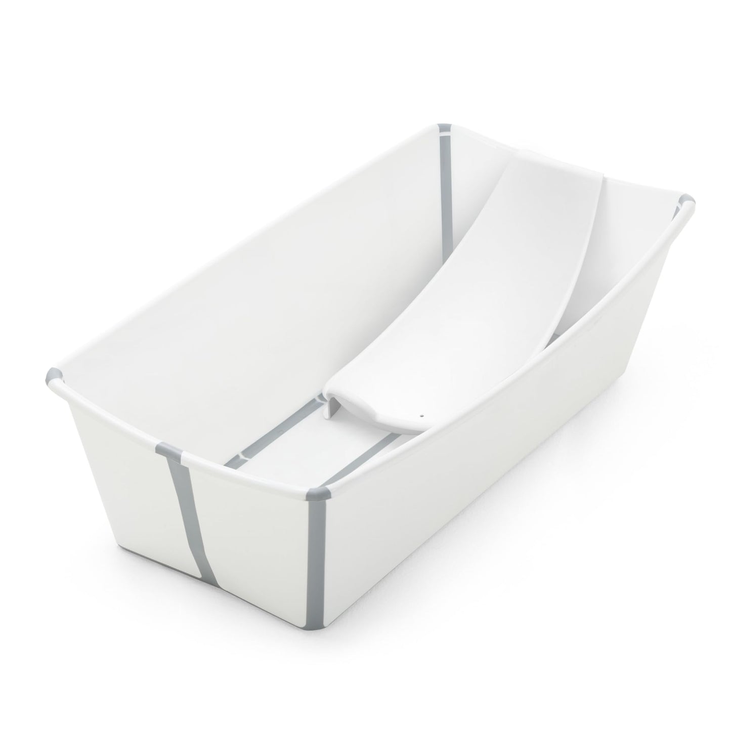 Paquete XL Tina de Baño Stokke Flexi Bath Blanco Ligera y Plegable para Bebés