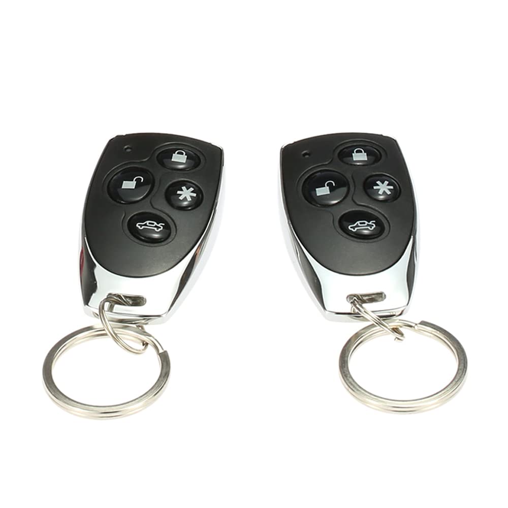 Alarma de Coche Universal con 2 Controles Remotos sistema de seguridad vehículo 12 V Protección Antirrobo