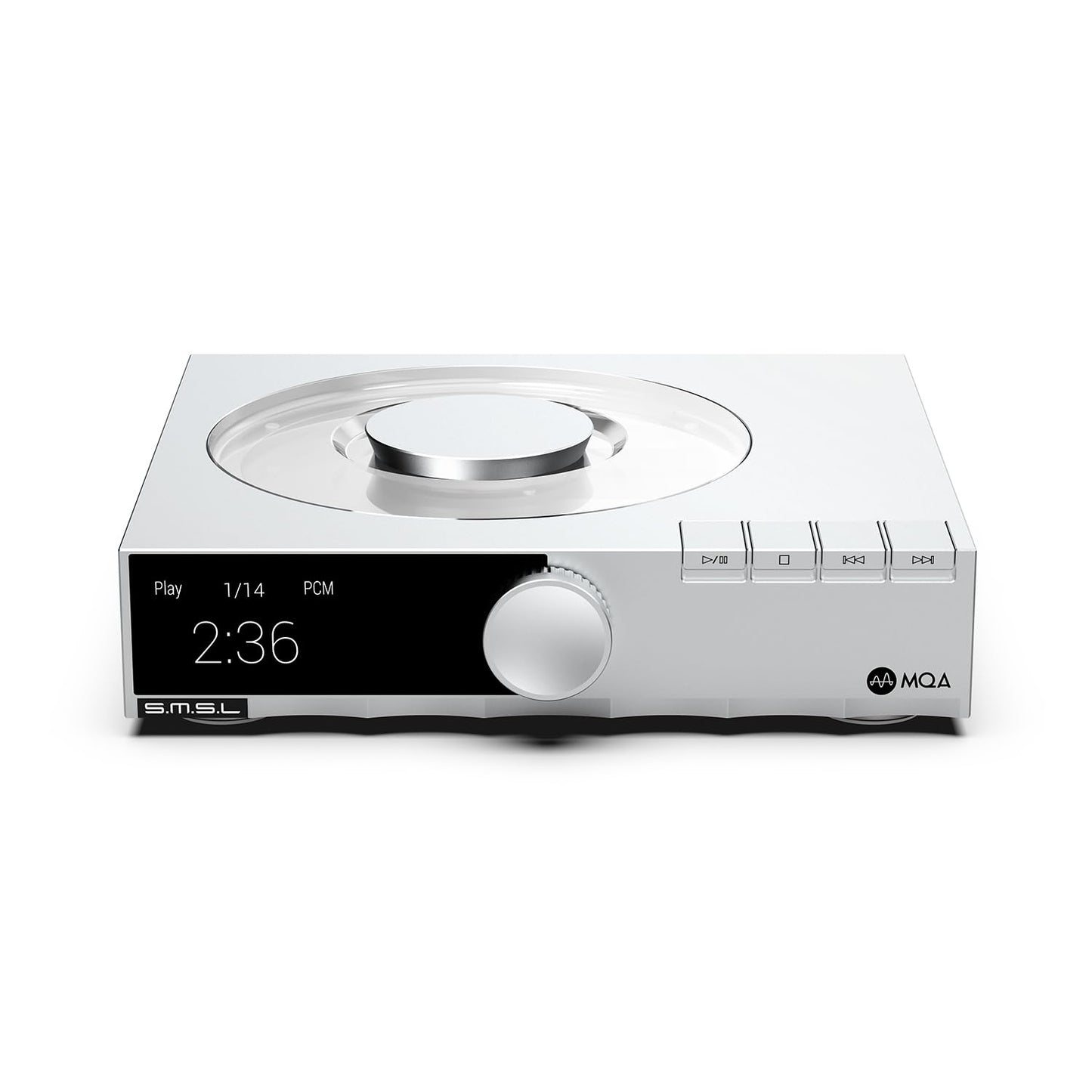 SMSL PL200T Reproductor de CD MQA-CD Transporte Reloj Entrada Salida P.A.S.S. Sistema óptico coaxial AES I2S Salida /Reproductor de CD Entrada con mando a distancia