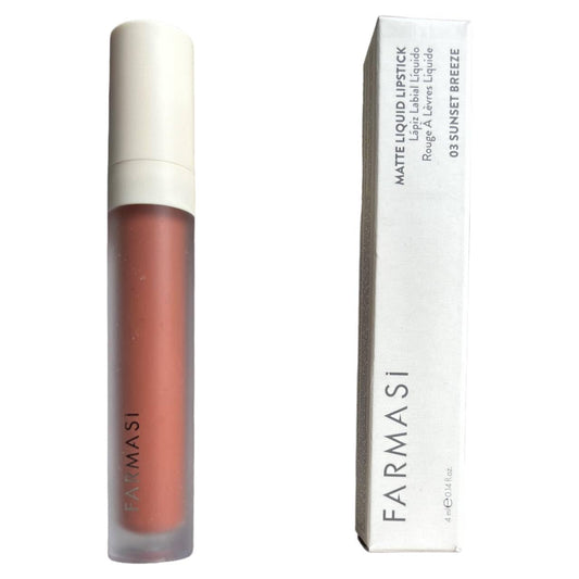 "FARMASI Pintalabios líquido mate 03 Sunset Breeze Waterproof, sin gluten, sin parabenos, 0,14 fl.oz / 4 ml", it_IT