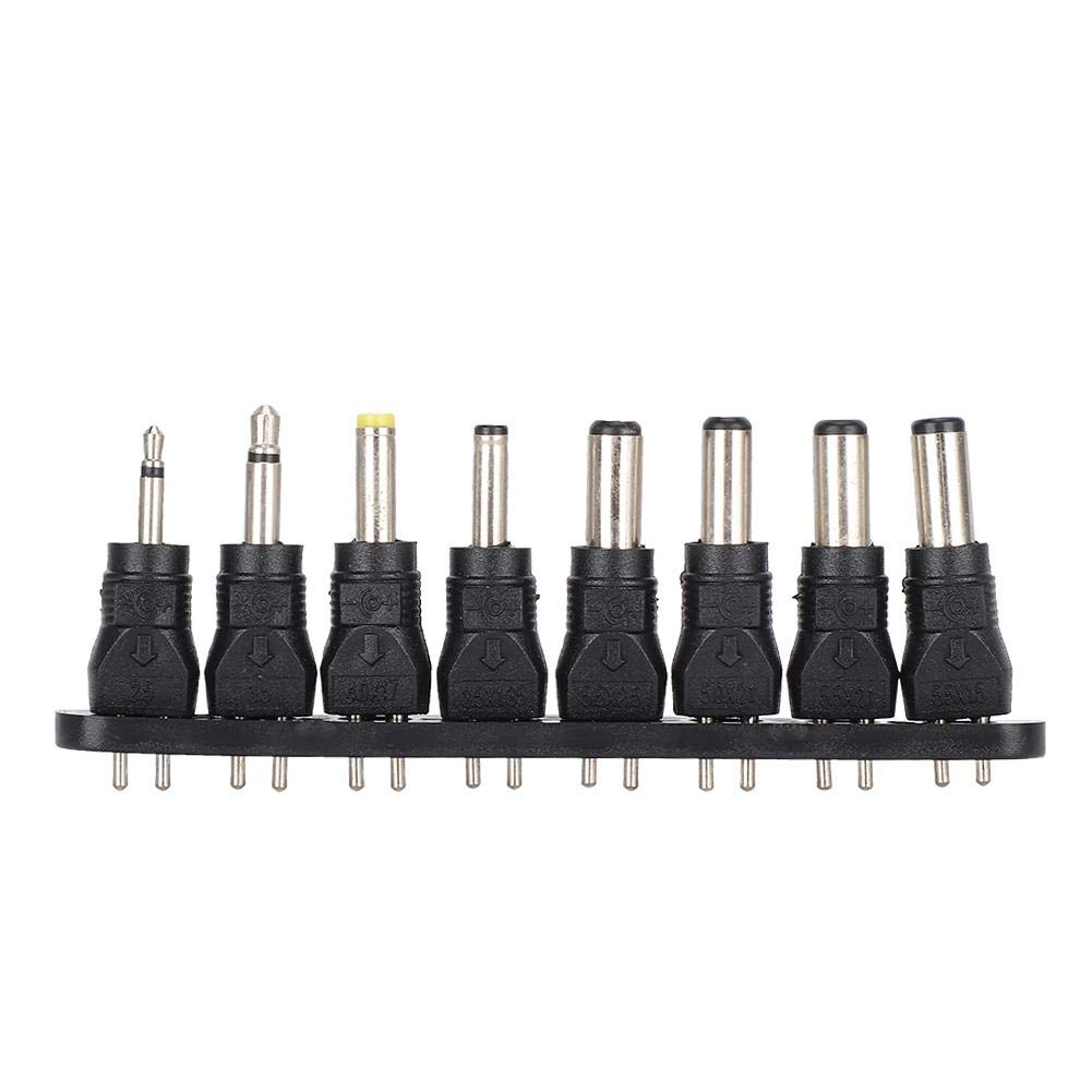 Adaptador de Corriente Universal ASHATA Negro con Conector DC para Pantalla LED y Equipo de Seguridad
