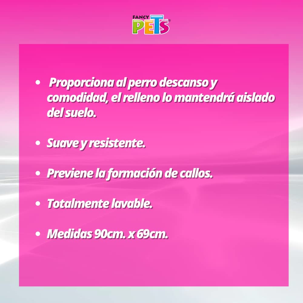 Fancy Pets Cojin/Cama para Perro Tamaño Extra Grande Color Cocoa
