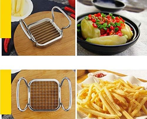 Cortador de Papas Fritas de Acero Inoxidable 5 en 1 para Cocina