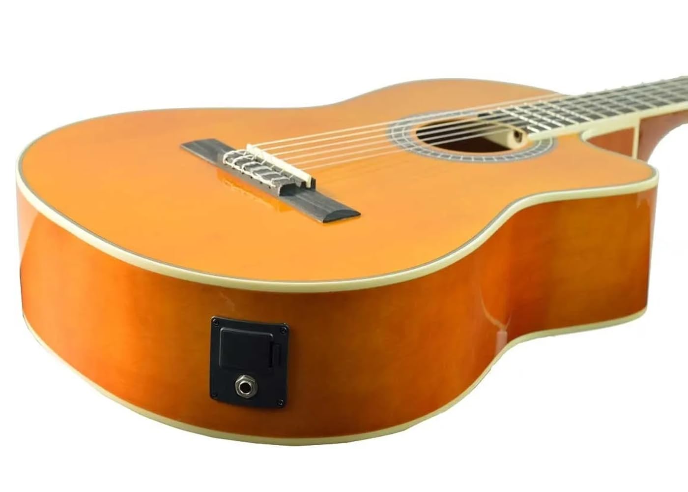 Deviser Guitarra Electroacústica Deviser L320-YN, Profesional, Funda