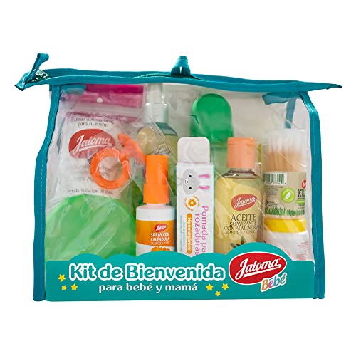 Jaloma | Kit de Bienvenida para Bebé y Mamá, Con productos para la Humectación de la Piel, 12 piezas