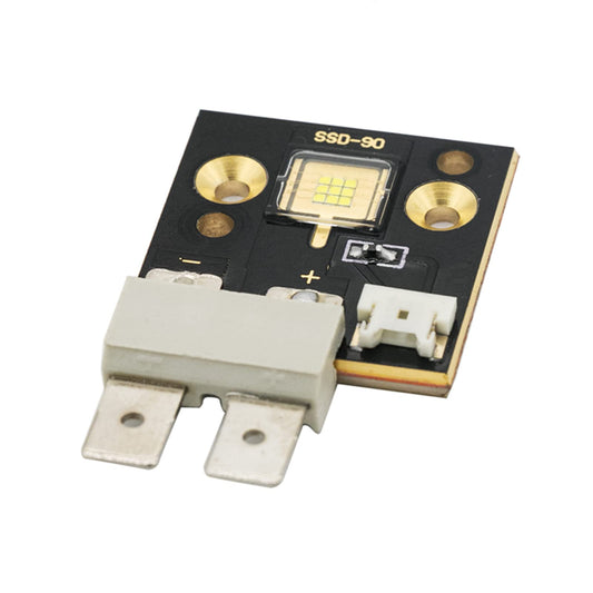 BestParts Fuente de luz del proyector, driver de corriente constante, chip LED compatible con CST90 SSD-90 60 W, 120 grados, color blanco, 6500 K, 3000 lúmenes, 1-18 A, 3-5 V