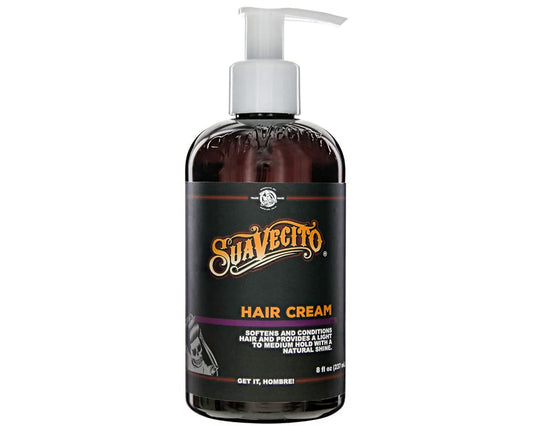 Light to Medium Hold Hair Cream by Suavecito for Men - 8 oz Cream