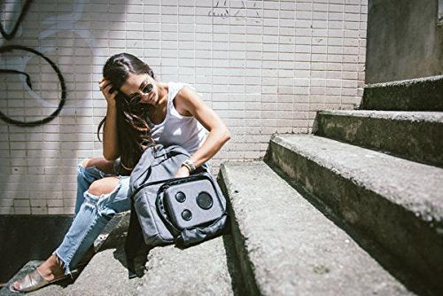 Super Real Business La Ultimate Rager: El Altavoz Bluetooth Mochila Cooler. La Prima Cooler – Mochila con Altavoces de 2017 (Gris).