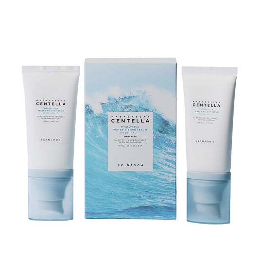 SKIN1004 Madagascar Centella Hyalu-Cica Water-Fit Sun Serum Twin Pack
