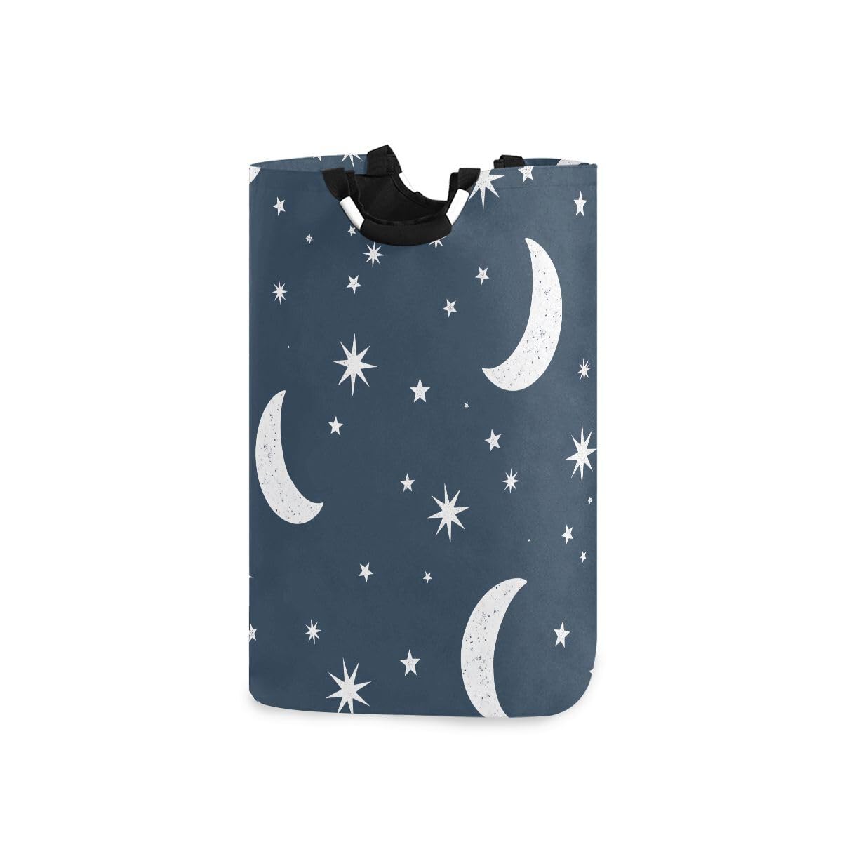 senya Cesta de almacenamiento grande plegable con diseño de estrellas y nubes, para ropa de guardería, juguetes