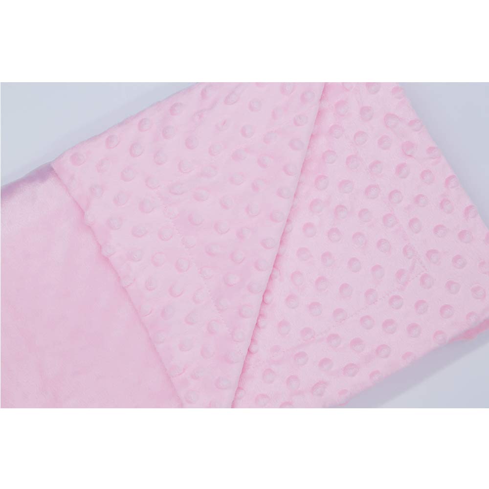 Annlaite - Manta unisex para bebé, suave para bebé, manta de forro polar Sherpa de 30 x 40 pulgadas, color rosa