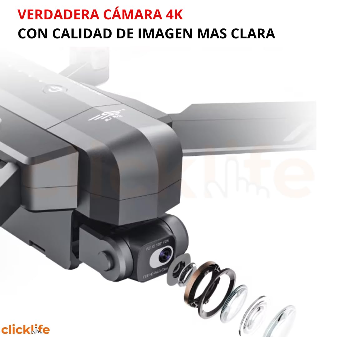 CLICKLIFE Dron F11 4k Pro 5g WiFi con Eis 1200m Rc Con Cámara