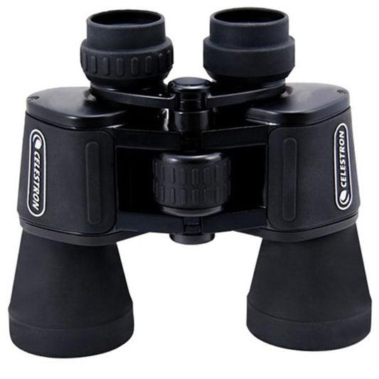 Celestron Binocular UpClose G2 10x50 – Óptica de Revestimiento múltiple para observación de Aves, Vida Silvestre, Paisaje y Caza – Prismático Porro Prism para Principiantes