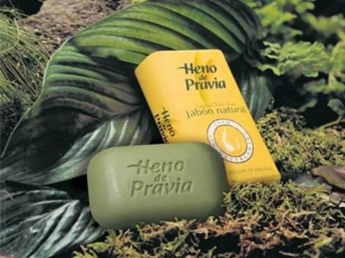 Heno De Pravia Jabón En Barra para Unisex, Original C/4, (150g) 4 Pack, Amarillo, 150 Gram