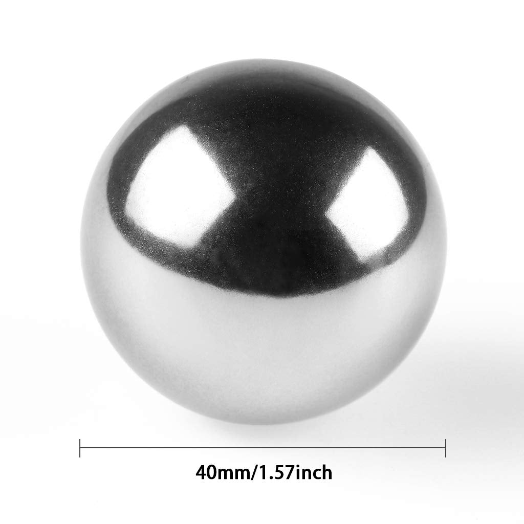 Bolas de Acero Inoxidable MDLUU Plata para Meditación y Alivio del Estrés