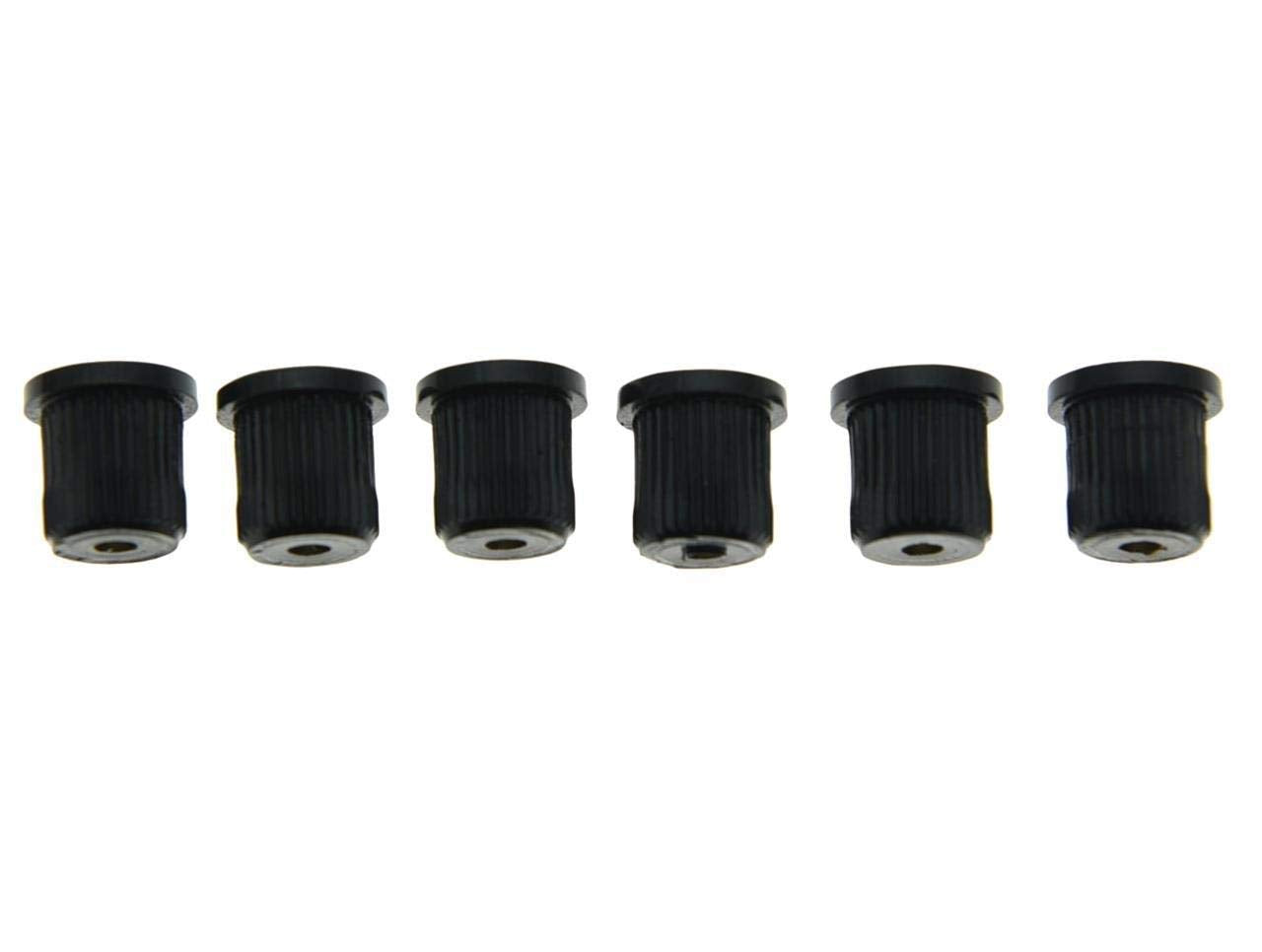 KAISH 6 cuerdas de guitarra negra a través del cuerpo virola de 5/16 pulgadas de cuerda para tele/telecaster fabricadas en Estados Unidos