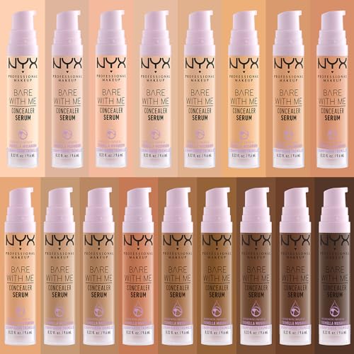 NYX Professional Makeup, Bare With Me, Suero Corrector, Deep Golden, 0.32oz