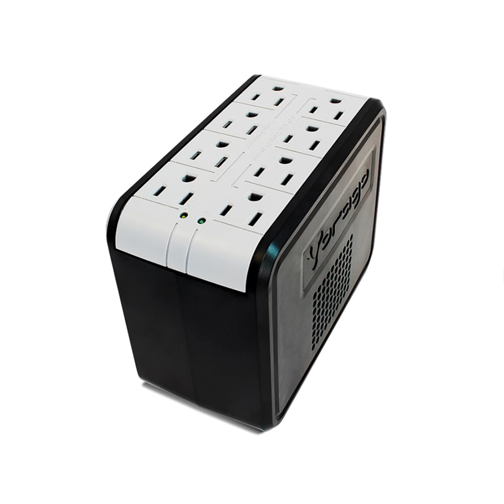 Regulador de Voltaje Vorago AVR-200 con Supresor de Picos para Oficina y Hogar