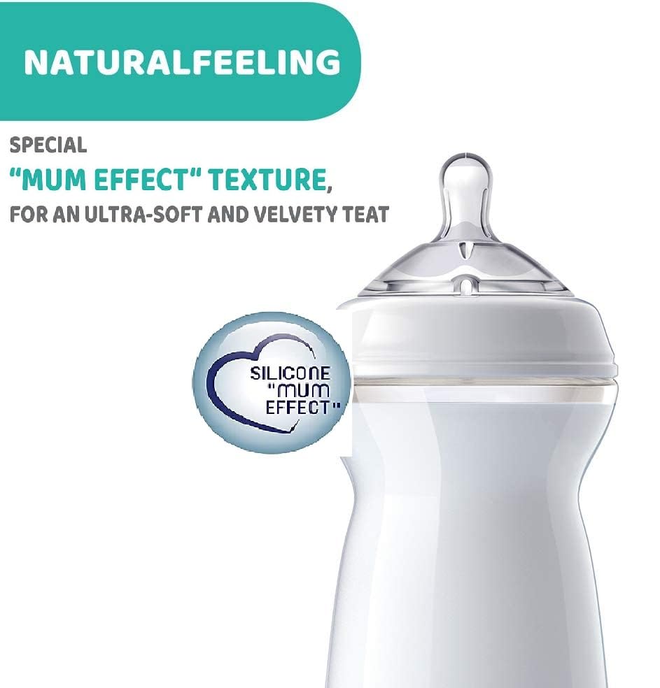 Chicco set de tetina flujo regulable Natural Feeling 4+ meses