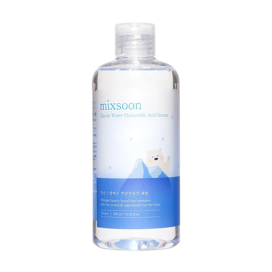 mixsoon Glacier Water Hyaluronic Acid Serum for Face Hydrating,Non greasy Hydrating korean Skin care,Mega-sized 10.14 fl.oz 300ml