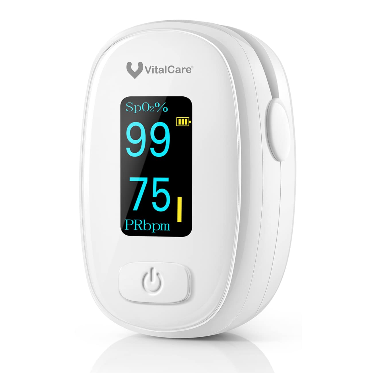 Oxímetro de Pulso VitalCare YX300 OLED Rotativa Saturación de Oxígeno y Frecuencia Cardíaca para Adultos y Niños