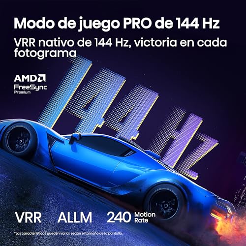 Hisense Television QD7QFM (Modelo 2025) Pantalla 75 Pulgadas,Mini-LED Smart Fire TV UHD 4K,Control Remoto por Voz con Alexa,Hi-View AI Engine,Modo de Juego Pro de 144 Hz,Dolby Vision·Atmos