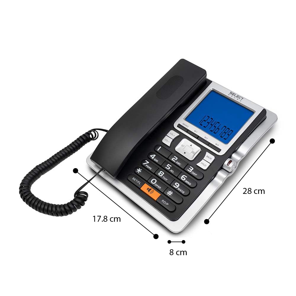 Select Sound Telefono de casa alambrico Bloqueador Llamadas teléfono Fijo