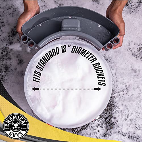 Chemical Guys Freeloader cubeta y Dolly Organizador, Gris, Mantiene el jabón y el Agua en el cubeta y Tus Suministros organizados, Ideal para Lavar Coches, Camiones, Motocicletas, SUV y más