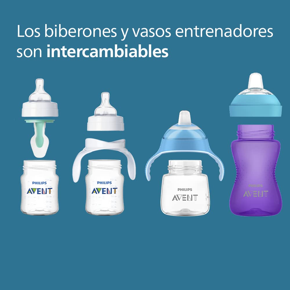 Set de Biberón Anti-colic Philips Avent Transparente 11oz 3 piezas