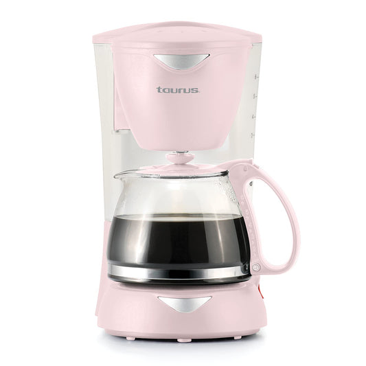 Cafetera de Goteo Taurus Ribbon 6 Tazas con Filtro Permanente y Jarra de Vidrio