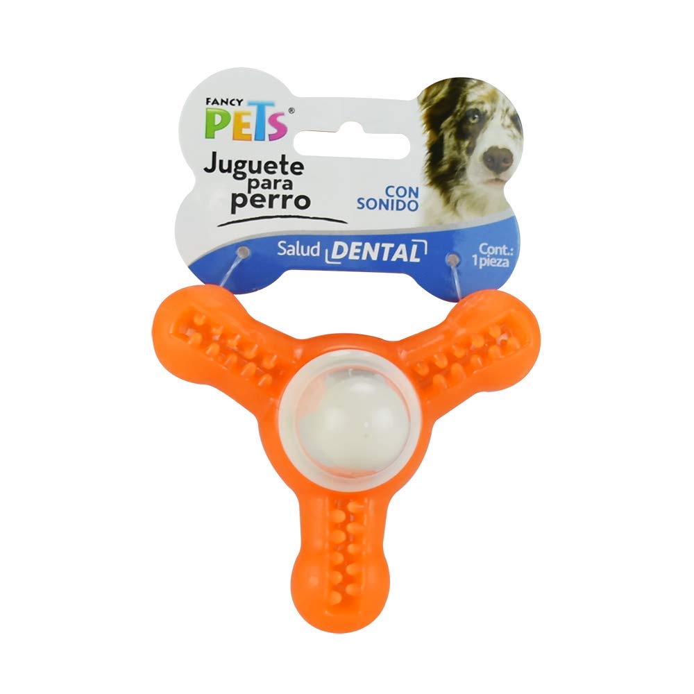 Juguete Dental Fancy Pets Matatena con Sonido para Perro