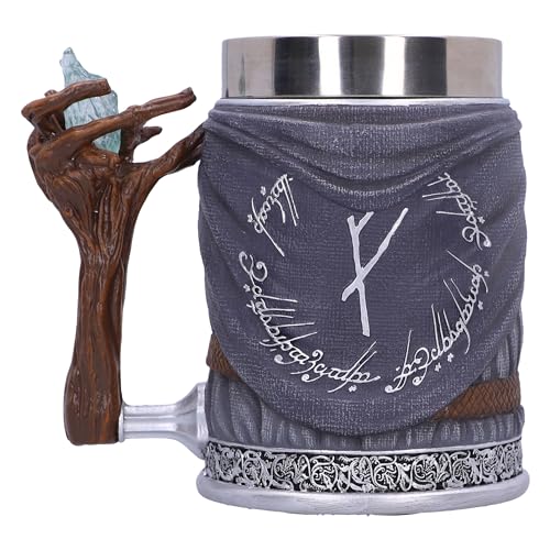 Tankard Nemesis Now Gris de Resina 15,5 cm Gandalf The Grey para Fans de El Señor de los Anillos