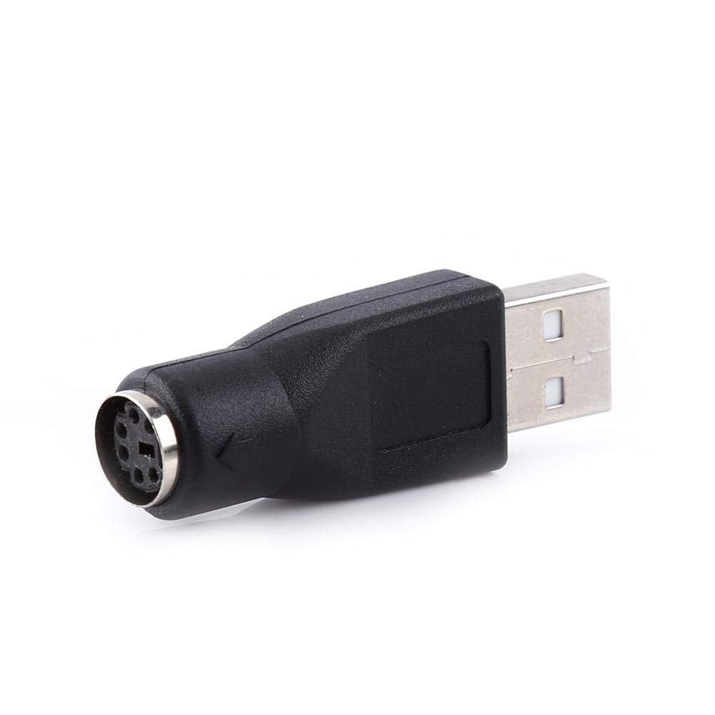 Adaptador USB 2.0 Diydeg Verde Macho a PS/2 Hembra para PC Teclado y Ratón