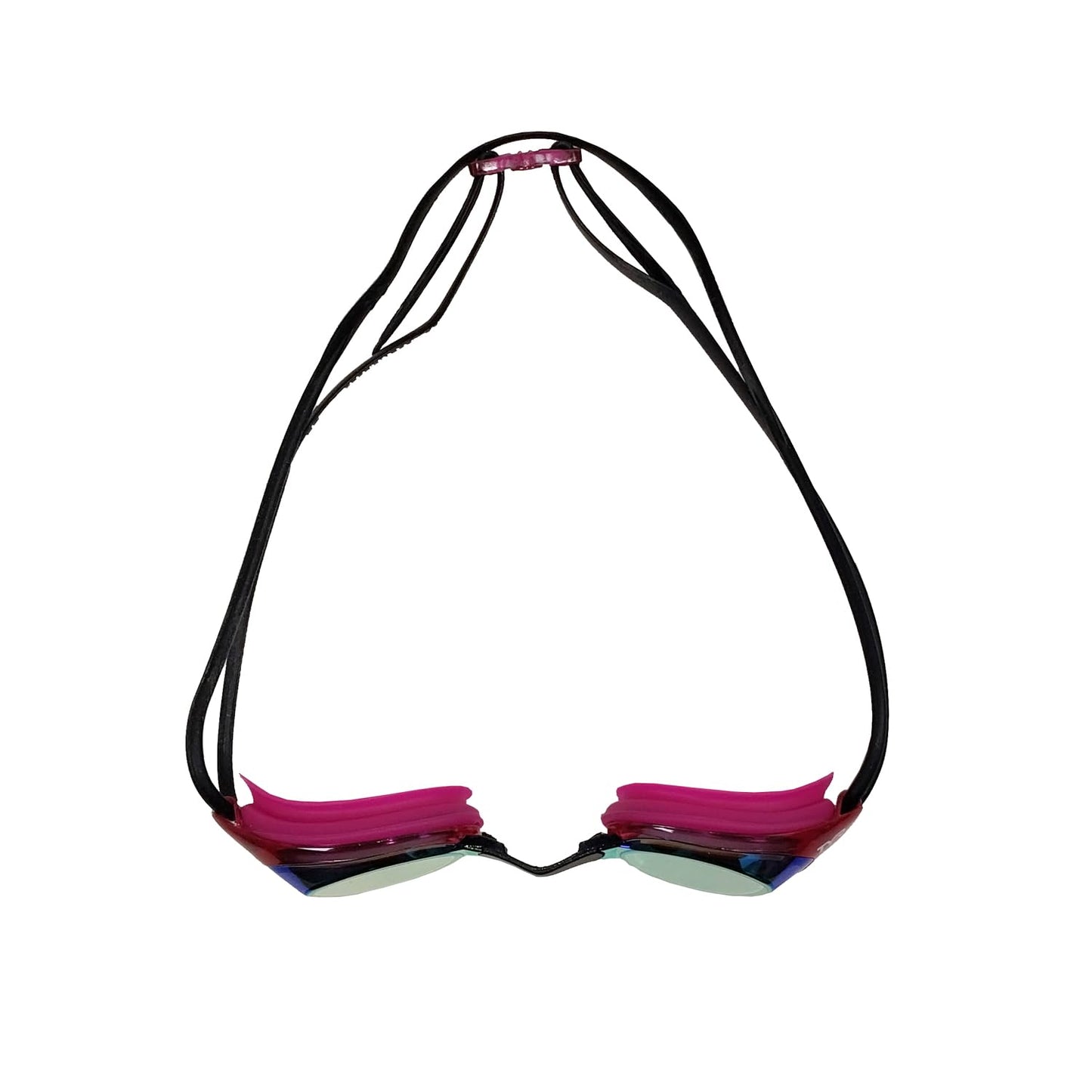 Gafas de Natación TYR Blackhawk Racing Espejadas Negro Rosado Dorado para Mujer