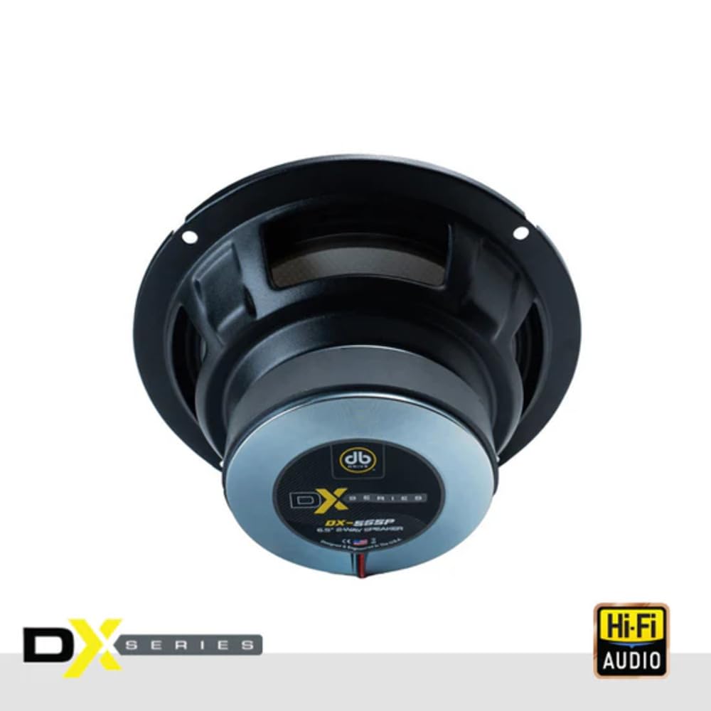 Bocinas 2 Vías Db Drive 6.5 Pulgadas Negro DX Series 80 Watts RMS Crossover Integrado